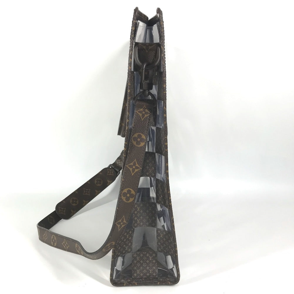 LOUIS VUITTON Handbag Monogram Canvas, Plastics Brown monogram chess Sac Plat