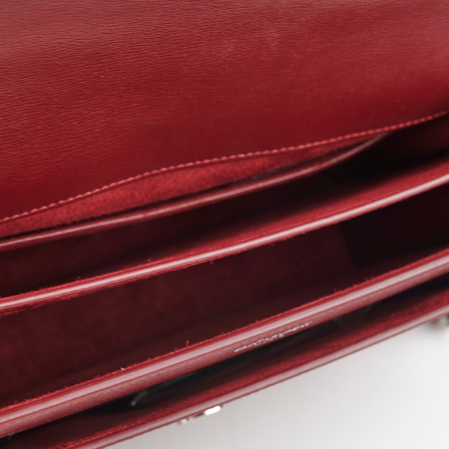 Saint Laurent Sunset Medium Burgundy