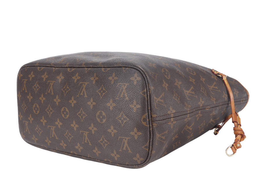 LOUIS VUITTON NEVERFULL MM ( ) BROWN CANVAS MONOGRAM GOLD HARDWARE NO DUST COVER Tote