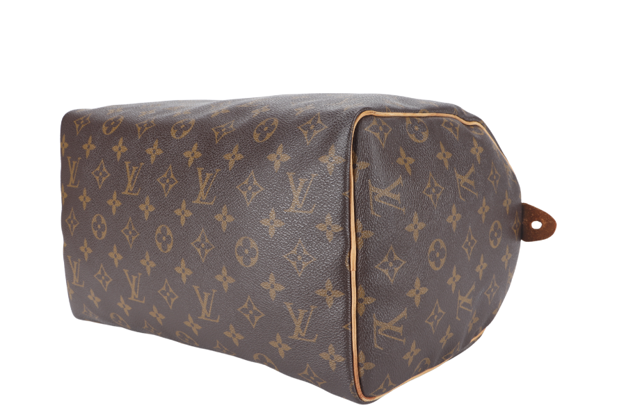 LOUIS VUITTON MONOGRAM CANVAS GOLD HARDWARE WITH PADLOCK & KEYS Handbag