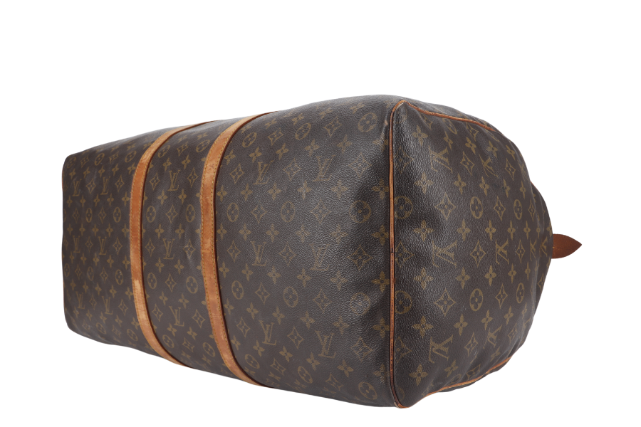 LOUIS VUITTON KEEPAL 60 MONOGRAM CANVAS GOLD HARDWARE NO DUST COVER Handbag