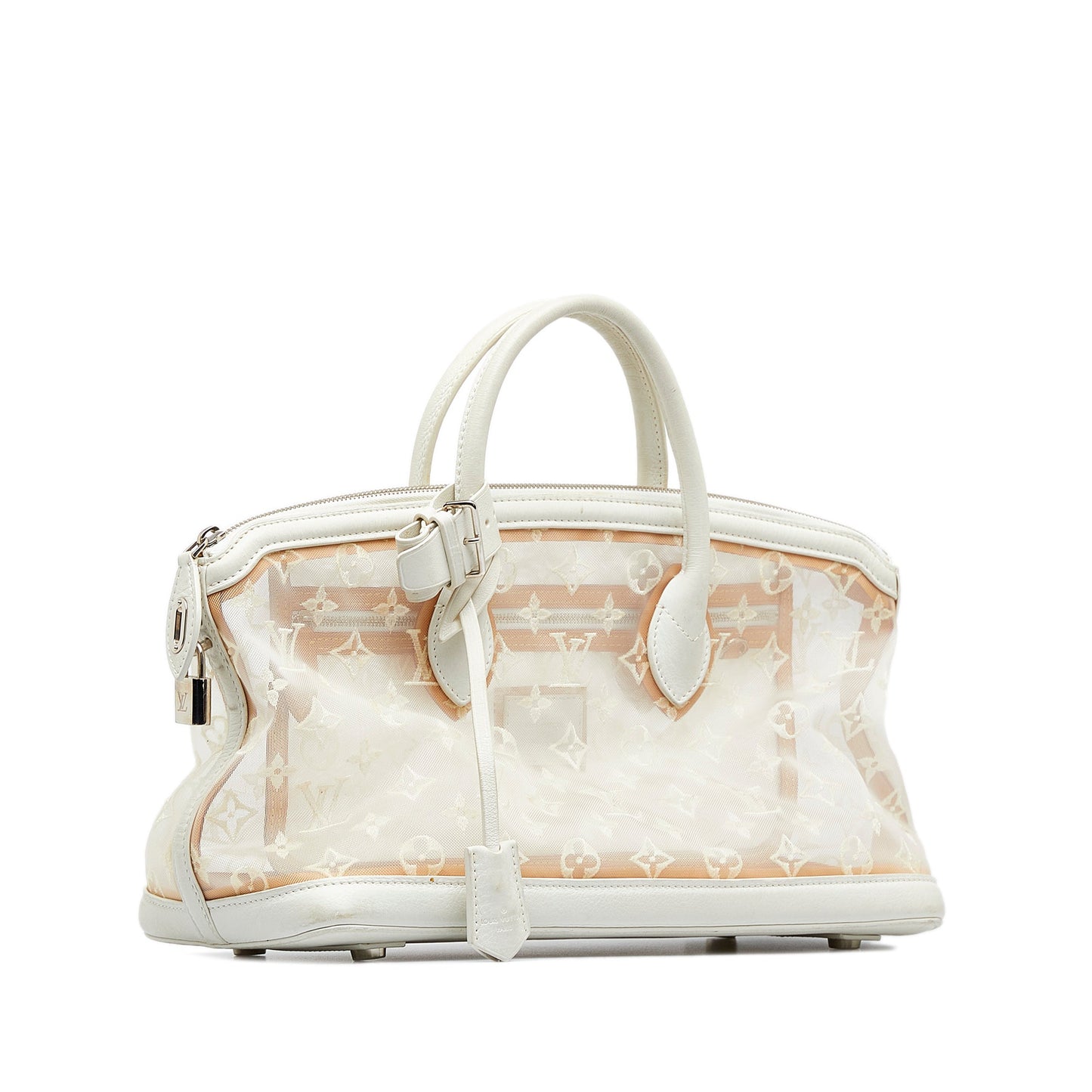 LOUIS VUITTON Monogram Transparence Lockit East-West Handbag