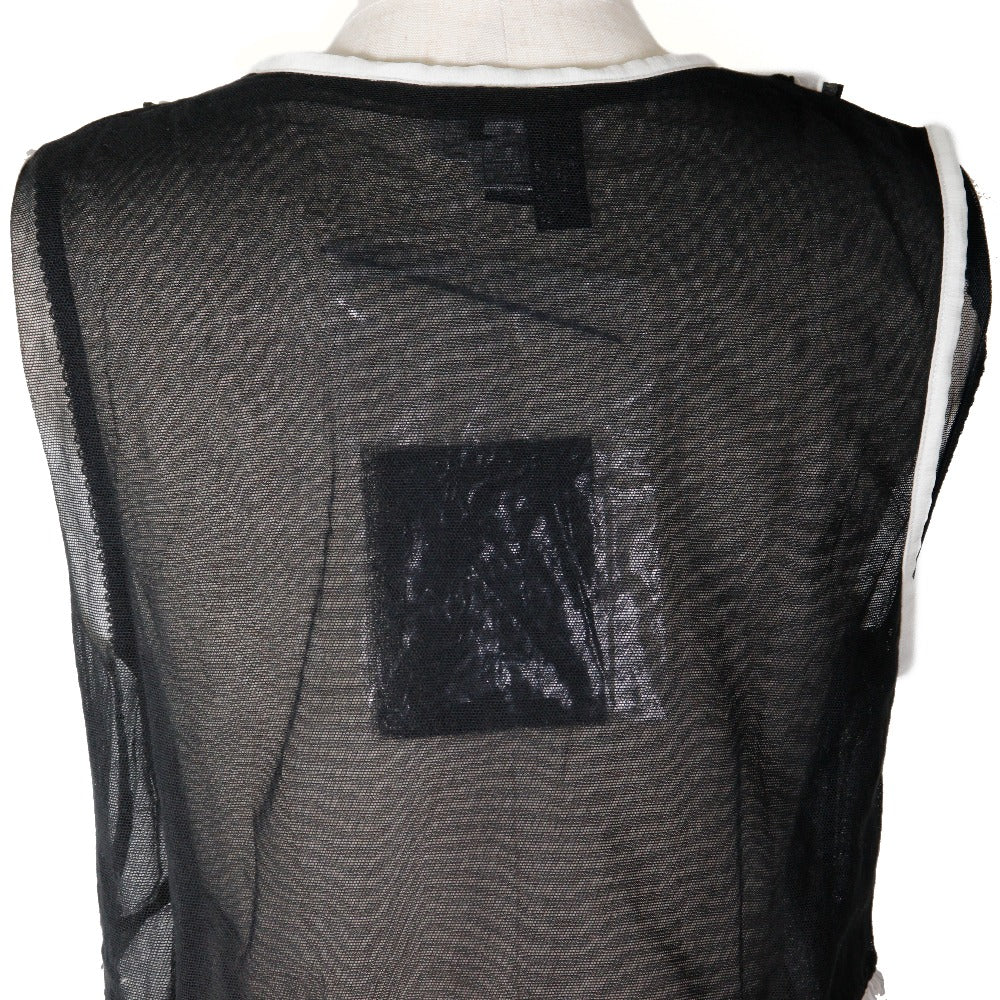 Chanel Sleeveless Tank Top Cotton Black Classic Flap Tote