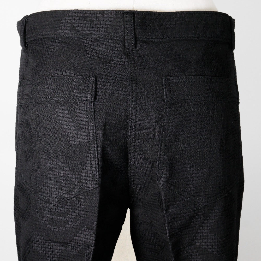 Chanel Icon Pants Cotton Black Classic Flap Tote