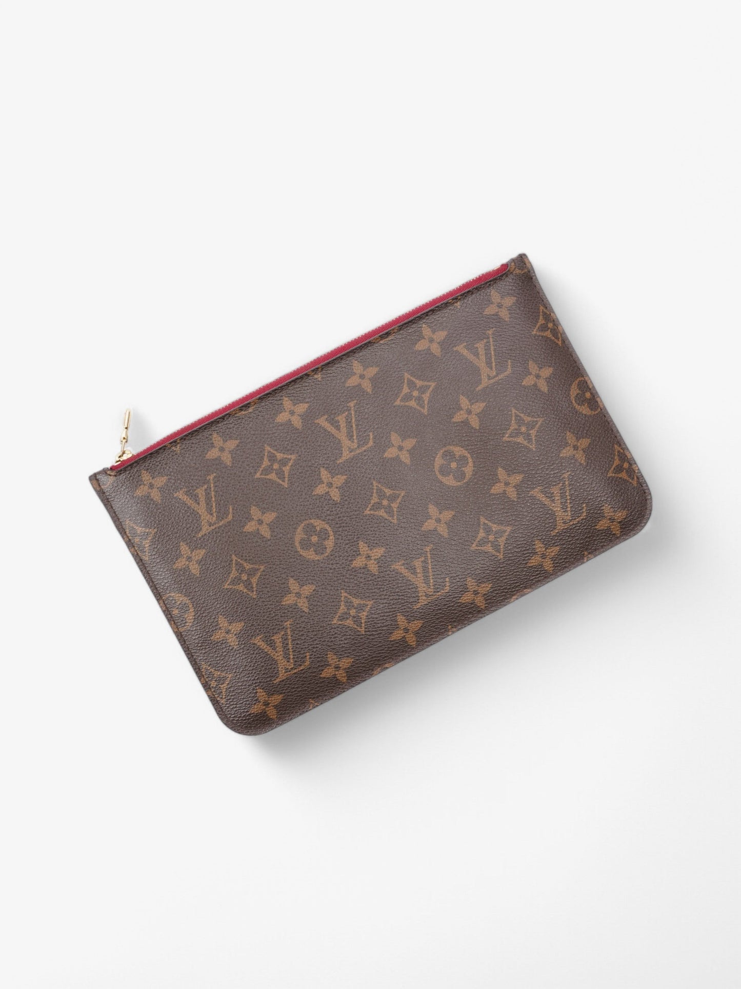 Louis Vuitton Neverfull Clutch Monogram Coated Canvas
