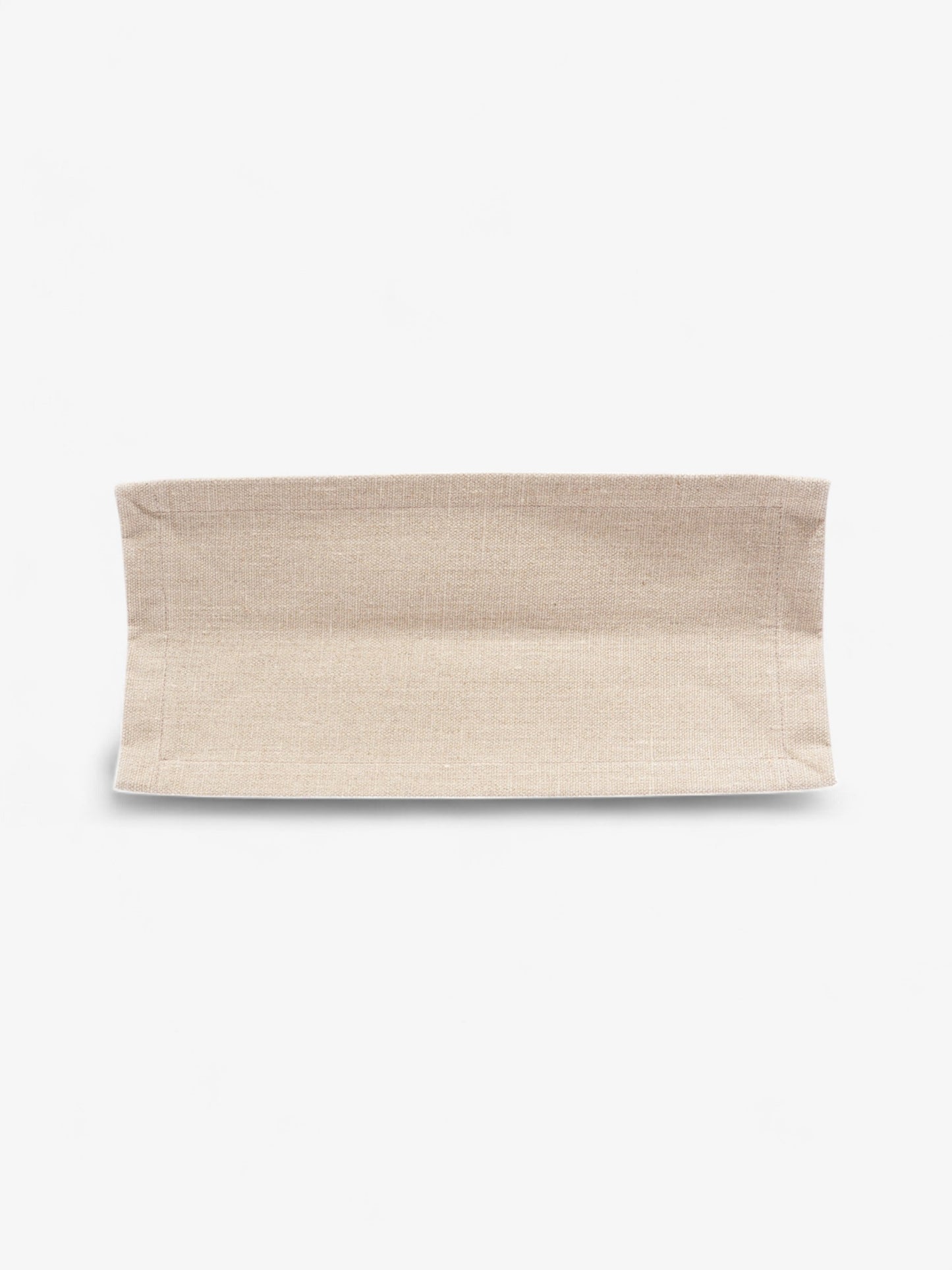Saint Laurent Rive Gauche Tote Greige / Black Canvas Small