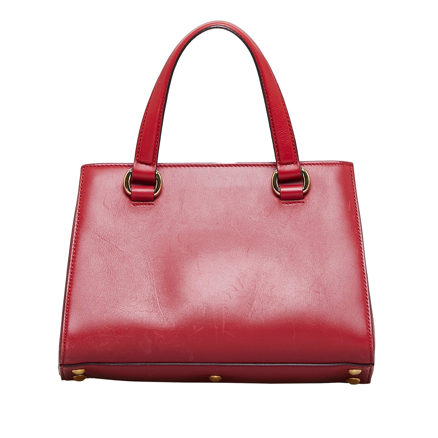 Gucci Sylvie Red Leather Shoulder Bag