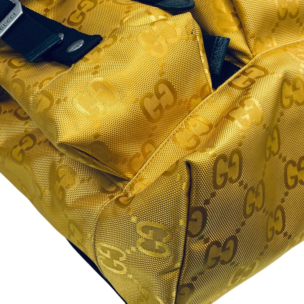 GUCCI Backpack 626160 Nylon yellow Off the grid