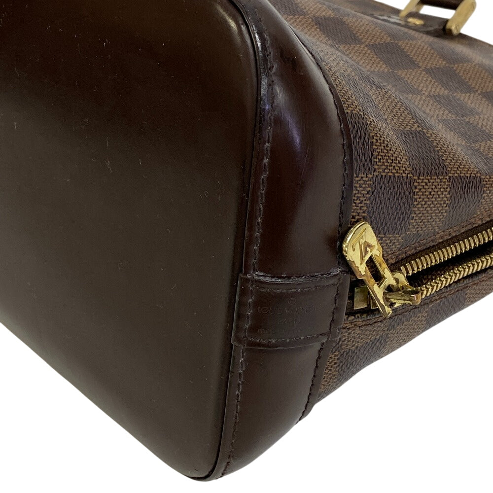 LOUIS VUITTON Handbag Damier Brown Damier Alma PM