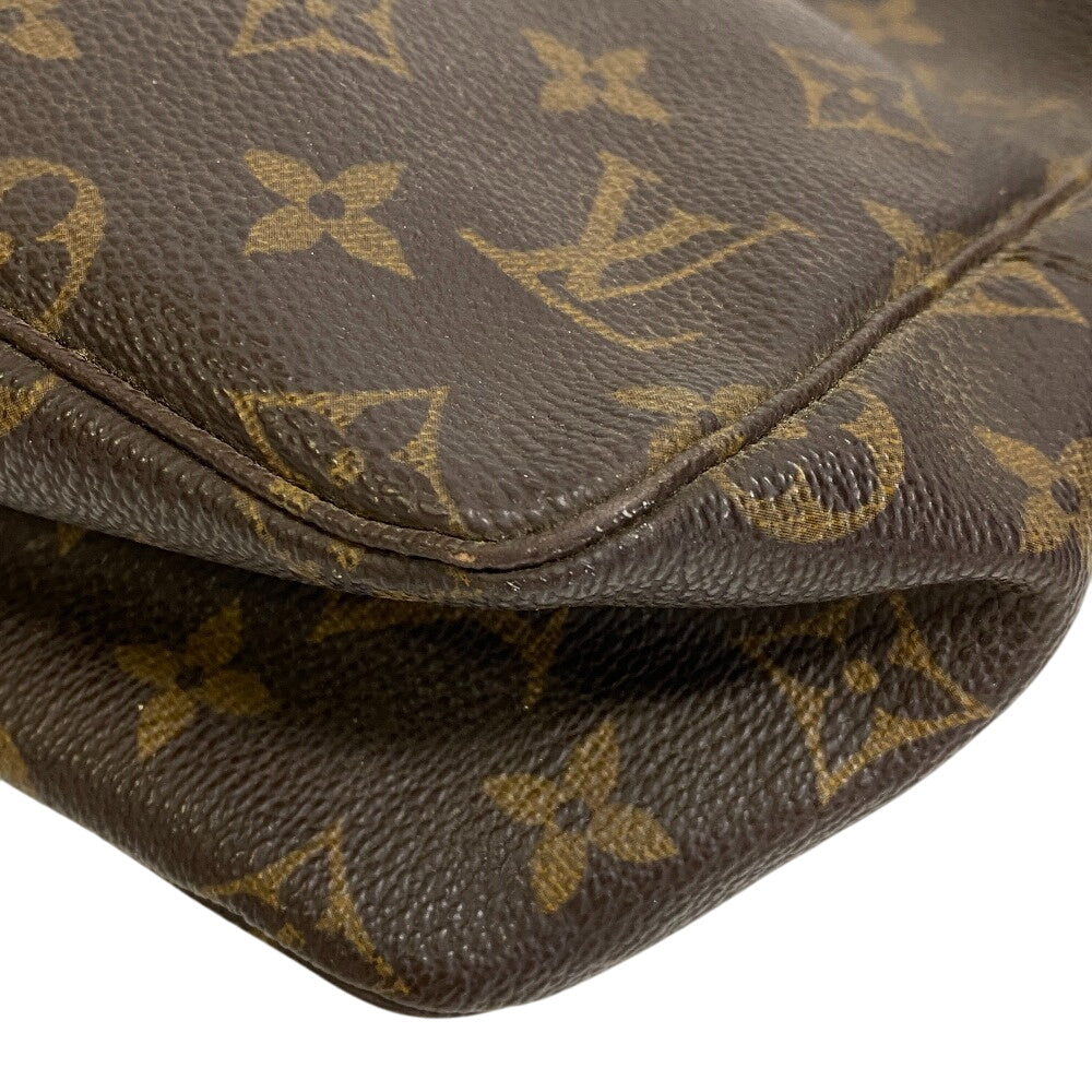 LOUIS VUITTON Clutch bag leather Brown Monogram Truth Cracking Ty 28