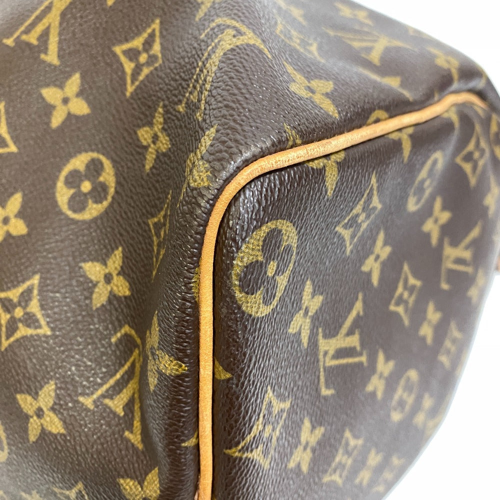 LOUIS VUITTON Boston Duffel bag Monogram, Leather Brown Monogram Pattern Keepall 45
