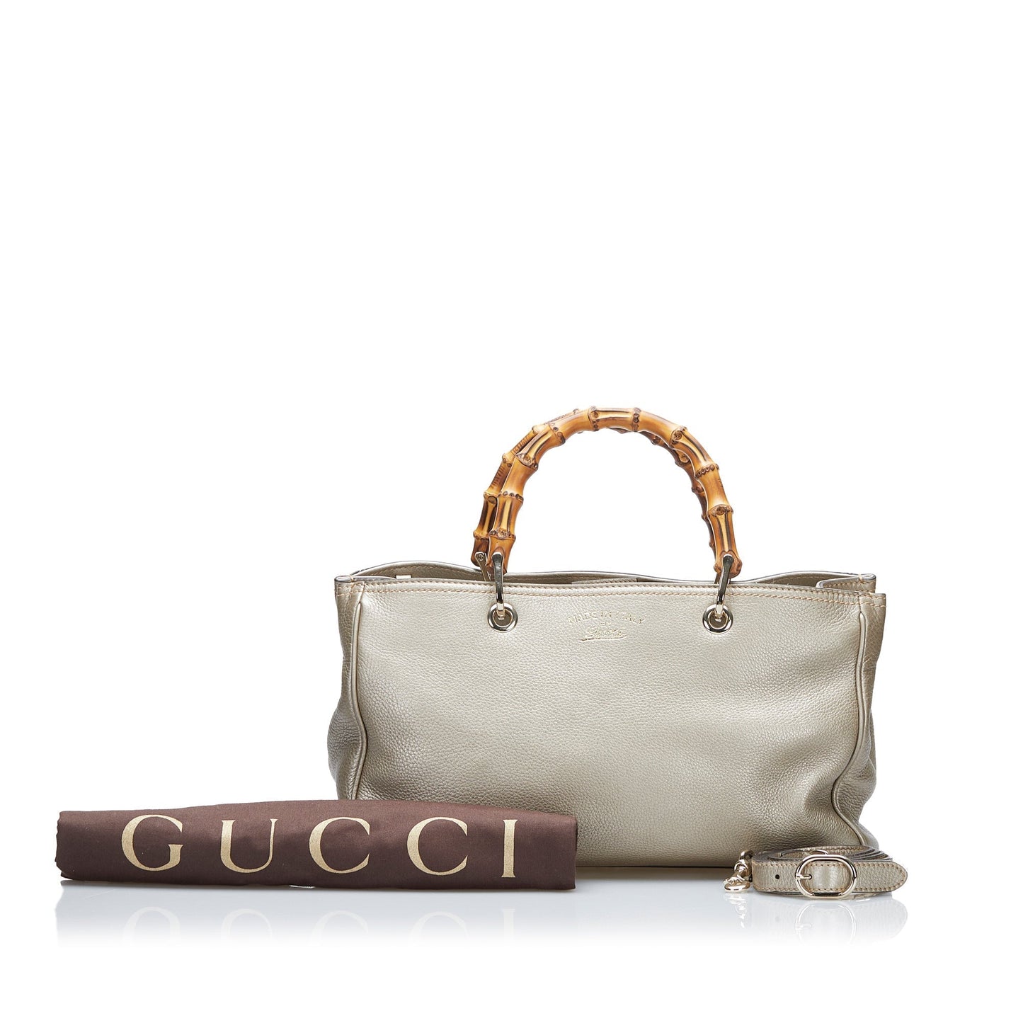 Gucci Leather Top Handle Tote