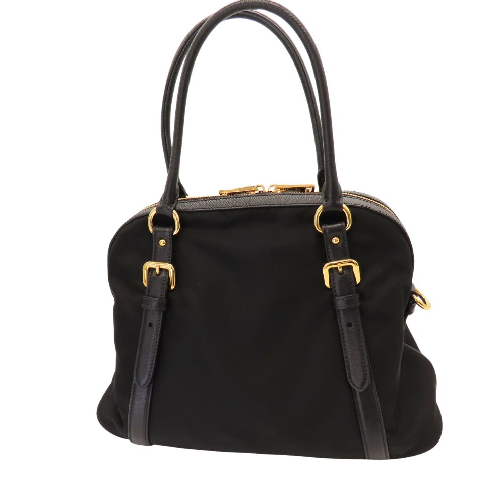 Prada 1BB013 Nylon Leather 2way Handbag