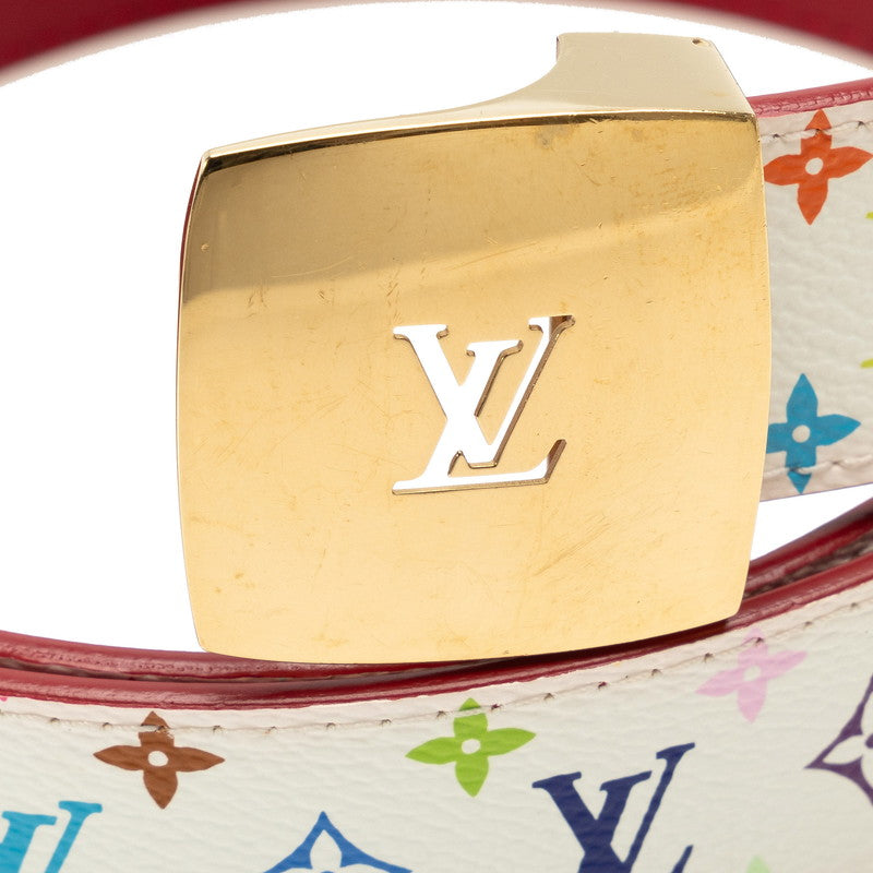 Louis Vuitton Monogram Multicolor Sanctuary Carré Belt M9682 Bronze Multicolor G PVC Leather Louis Vuitton