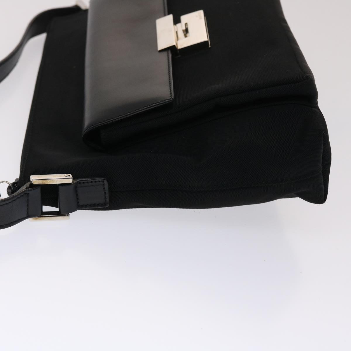 Gucci Nylon Leather Shoulder Bag
