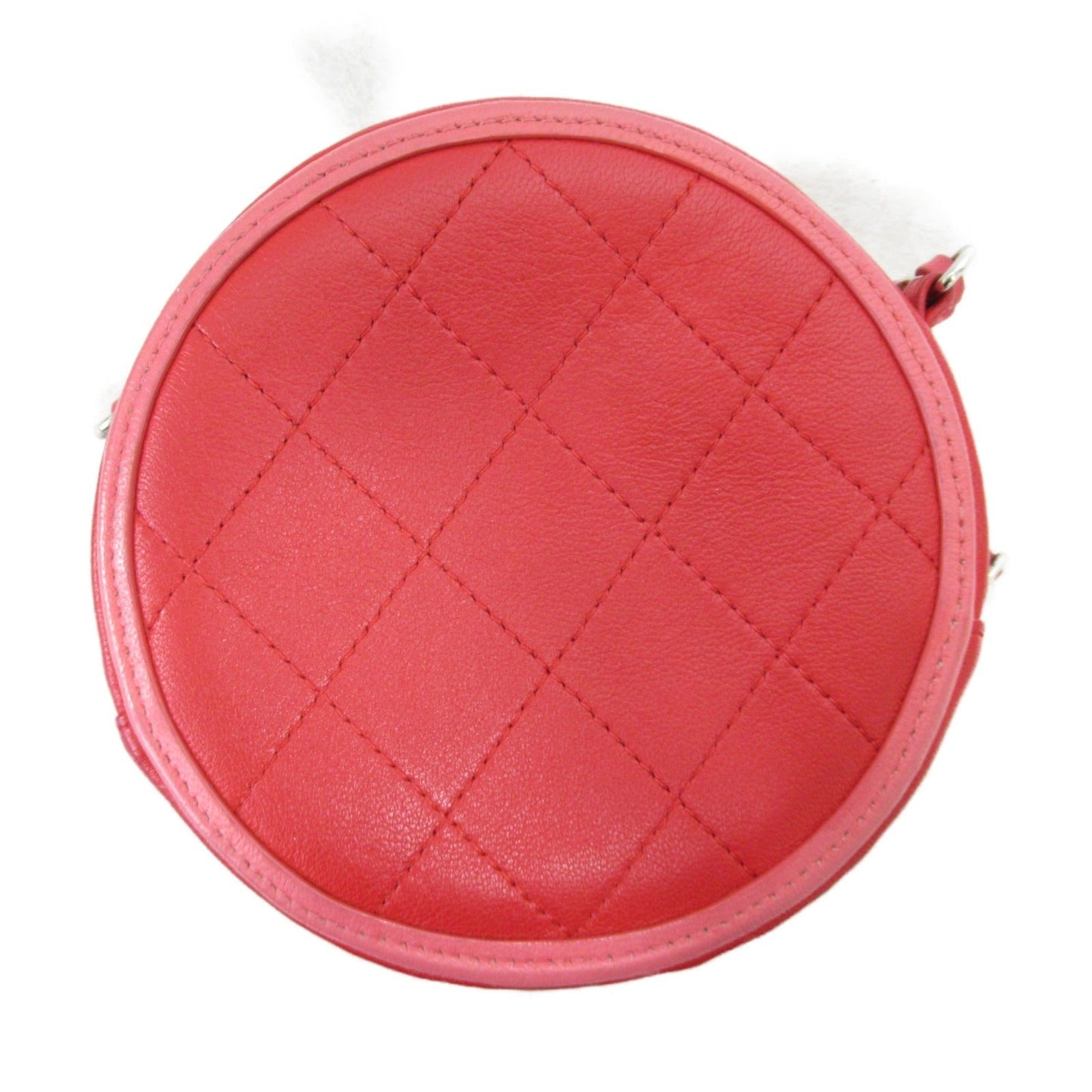 Chanel Chain Shoulder Bags Chain Shoulder Bags Leather Red/Pink