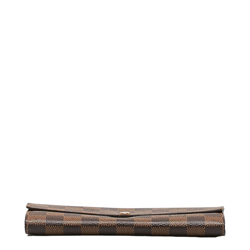 Louis vuitton Damière N61734 Long Wallet PVC/Leather Brown