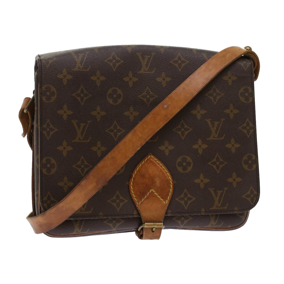 LOUIS VUITTON Monogram Cartouchiere GM Shoulder Bag LV am4526