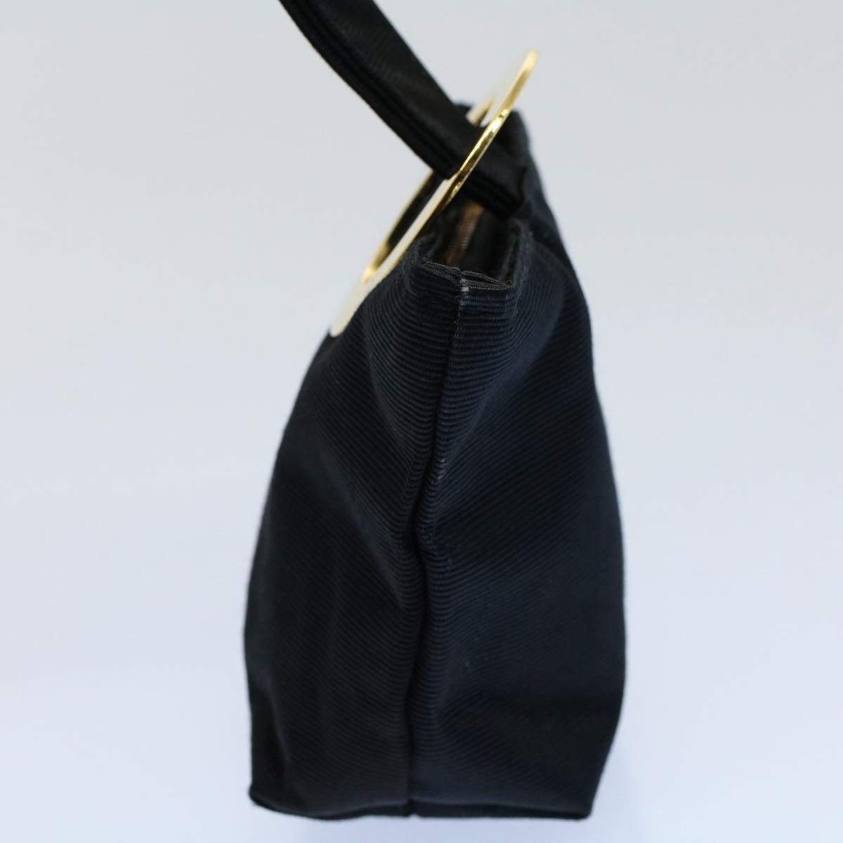 Luxury CELINE Circle Pouch Nylon Black ar10146B
