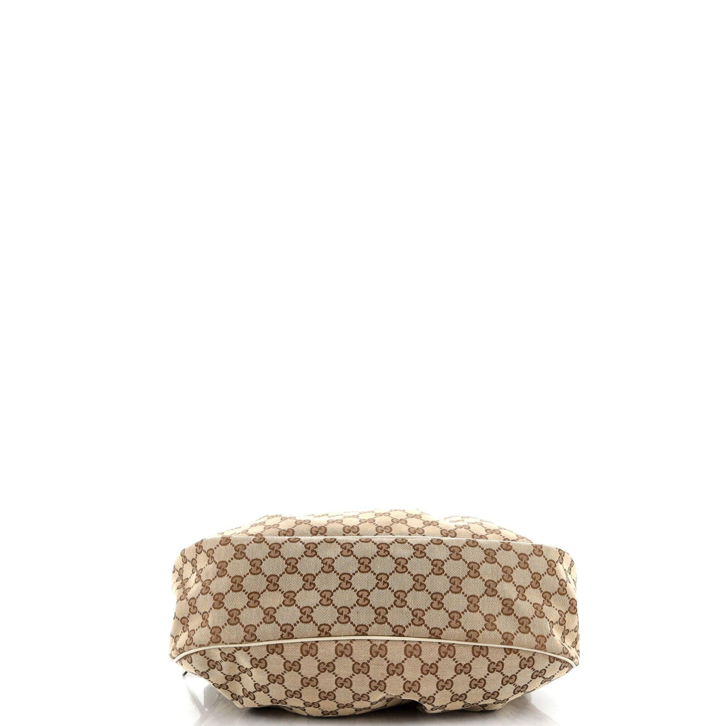 Gucci Leather Canvas Shoulder Bag