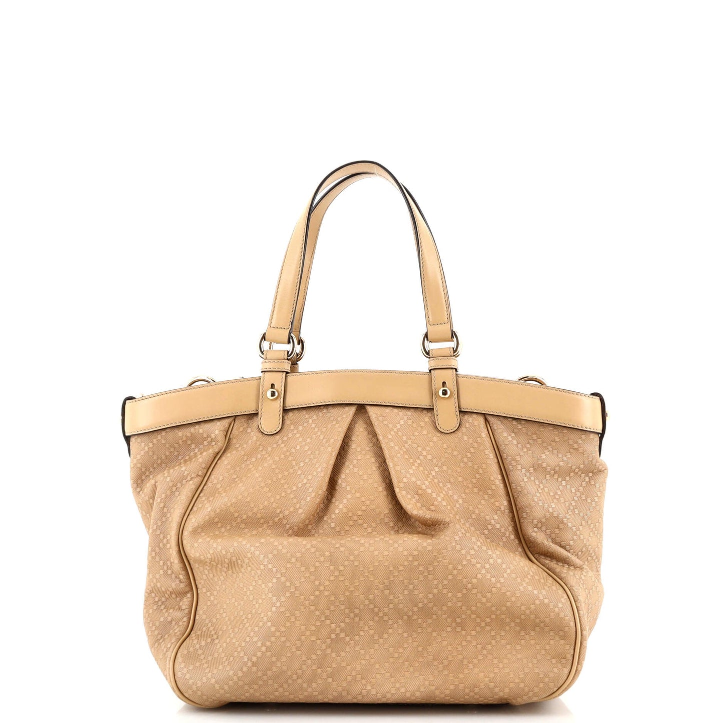 Gucci Leather Canvas Tote