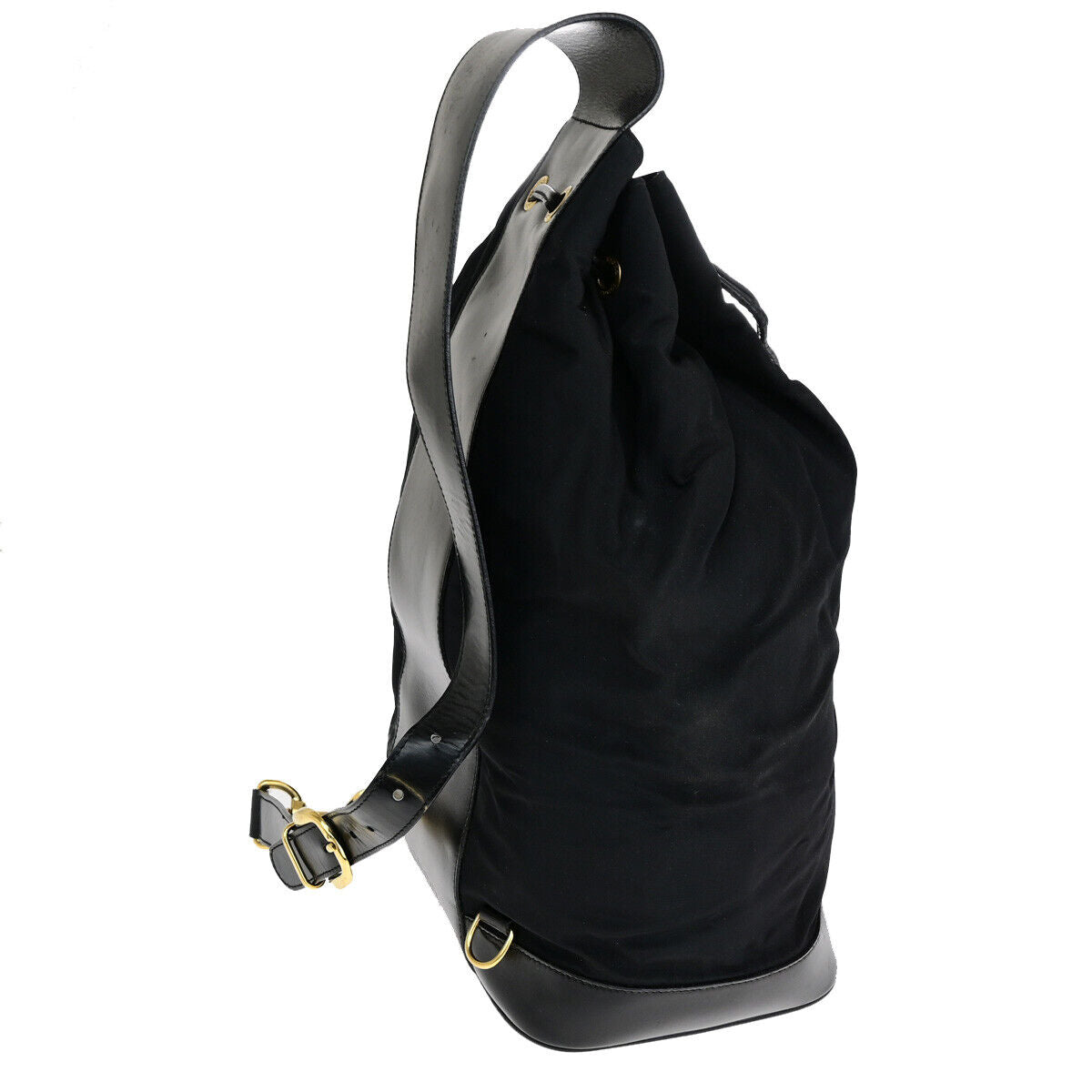 Gucci Nylon Leather Shoulder Bag