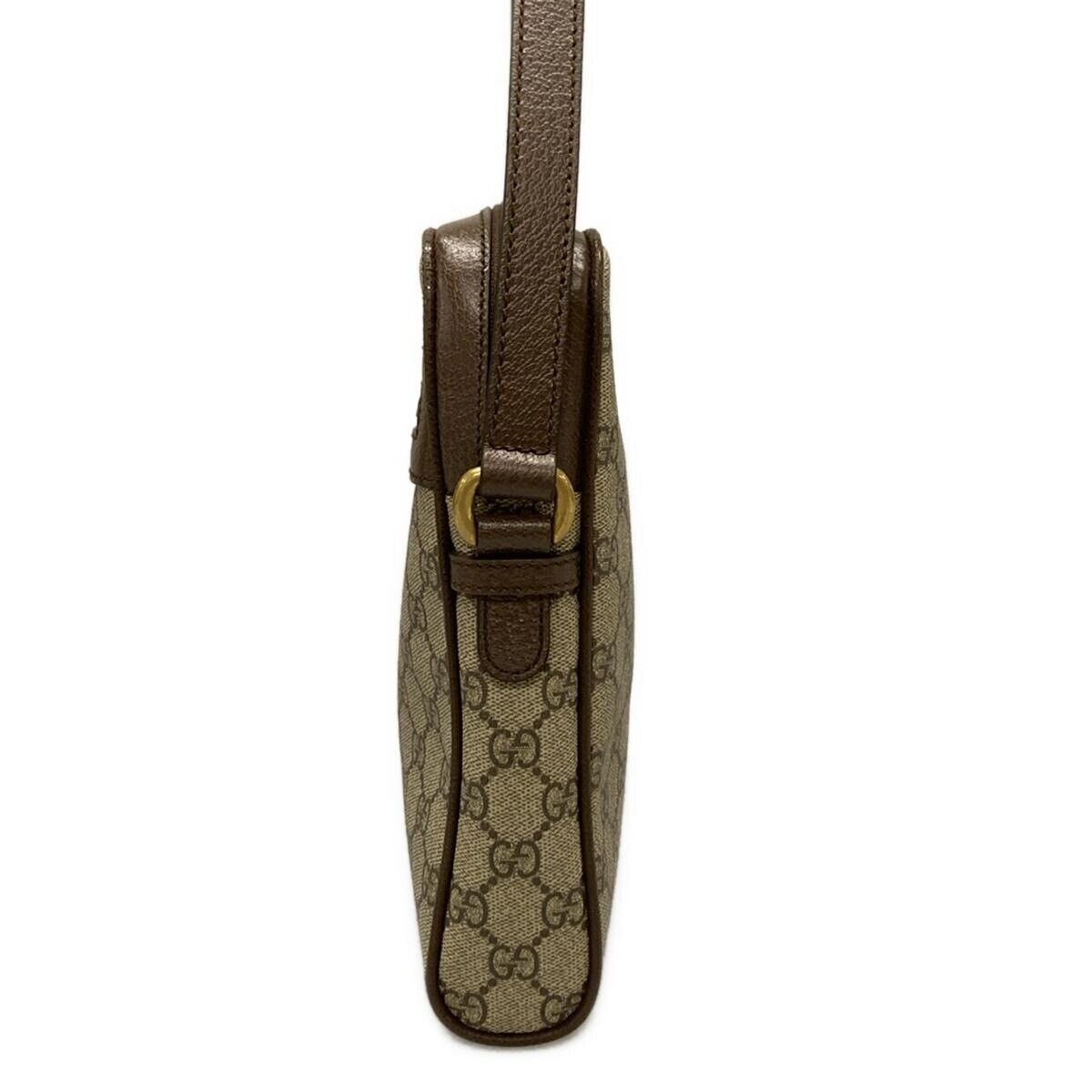 Gucci Leather Canvas Shoulder Bag