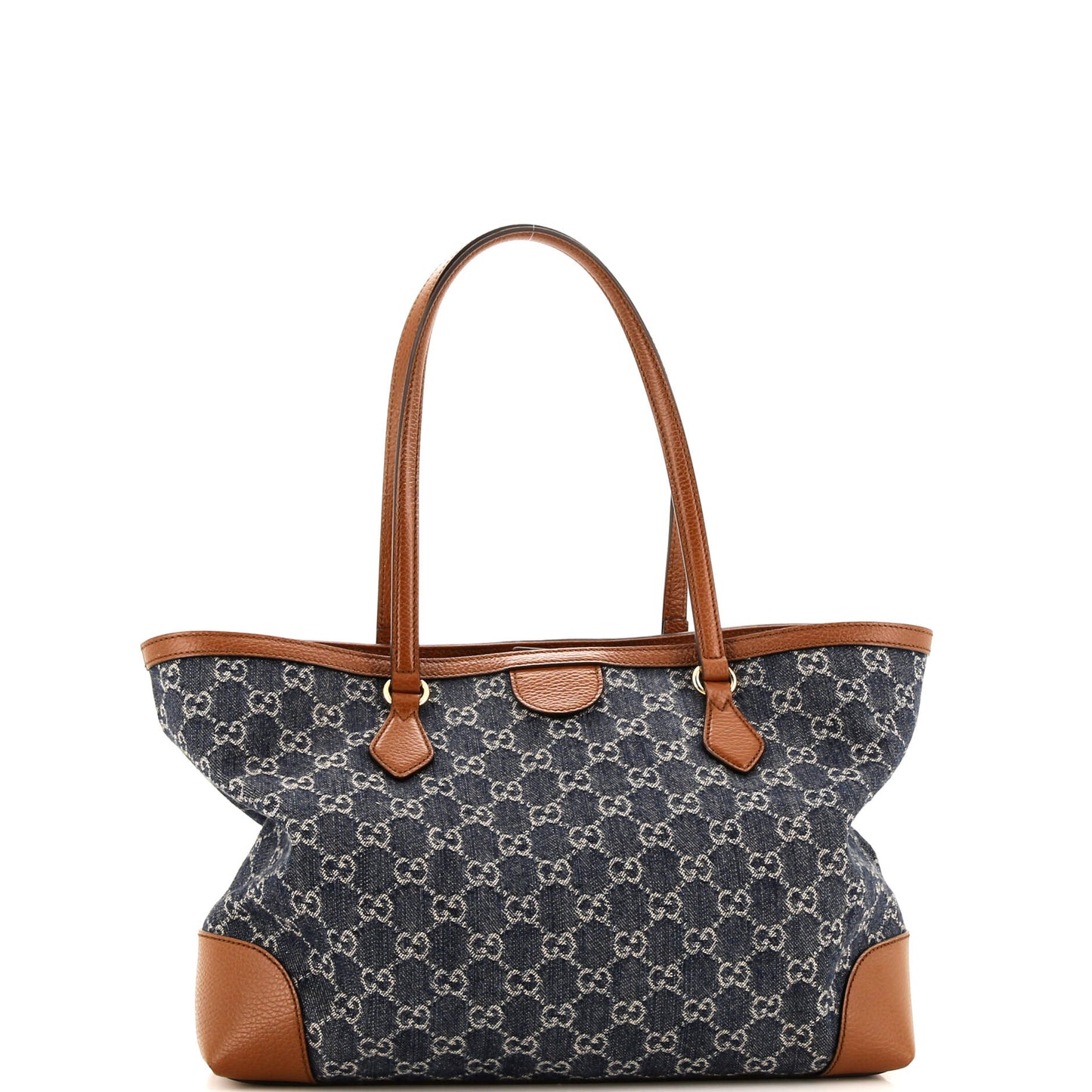 Gucci Leather Canvas Tote