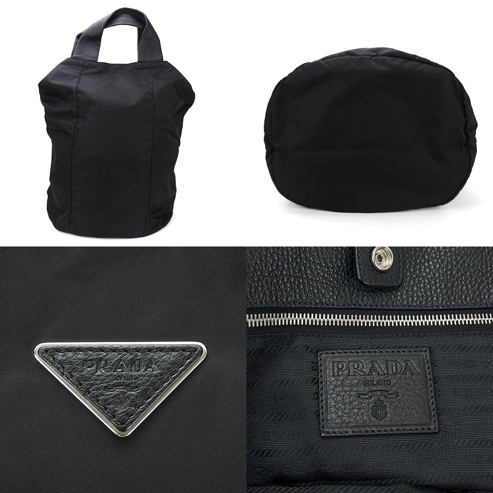 PRADA Tote Bag VA0679 Nylon black 2Way Tote Bag Large