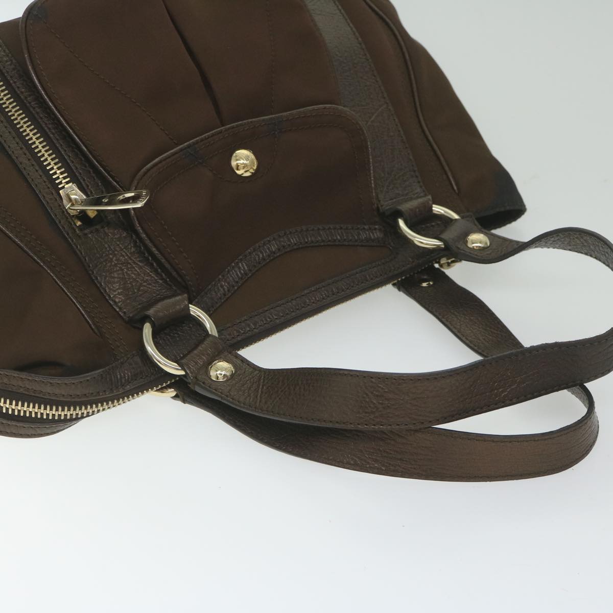 Luxury CELINE C Macadam Canvas Shoulder Bag 3Set Brown Blue 10217