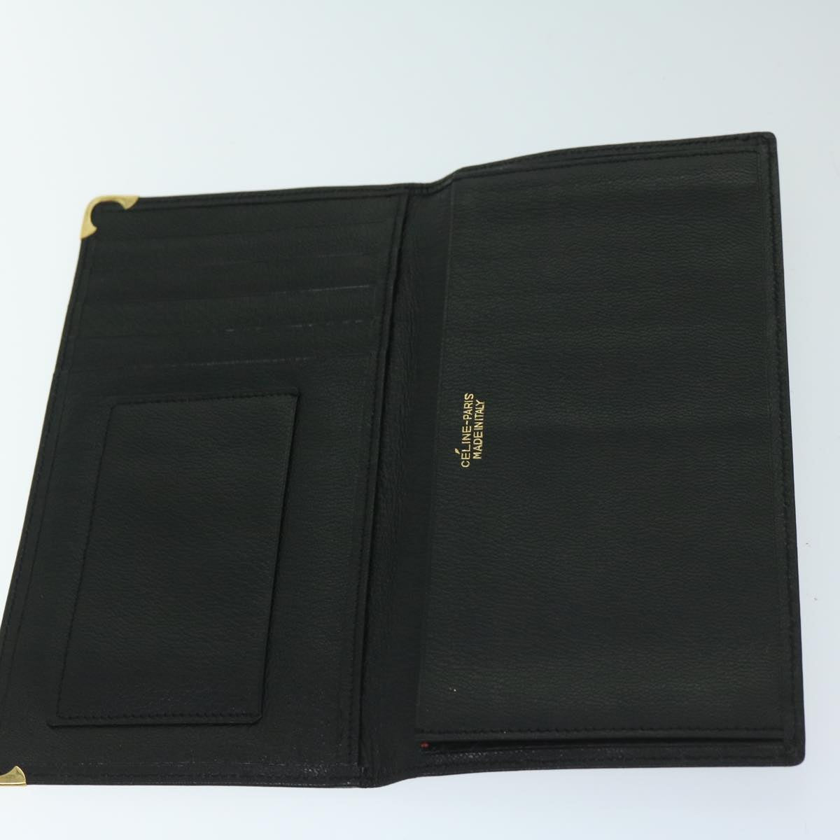 Luxury CELINE Macadam Canvas Pouch Key Case Wallet Leather 6Set Beige 12965