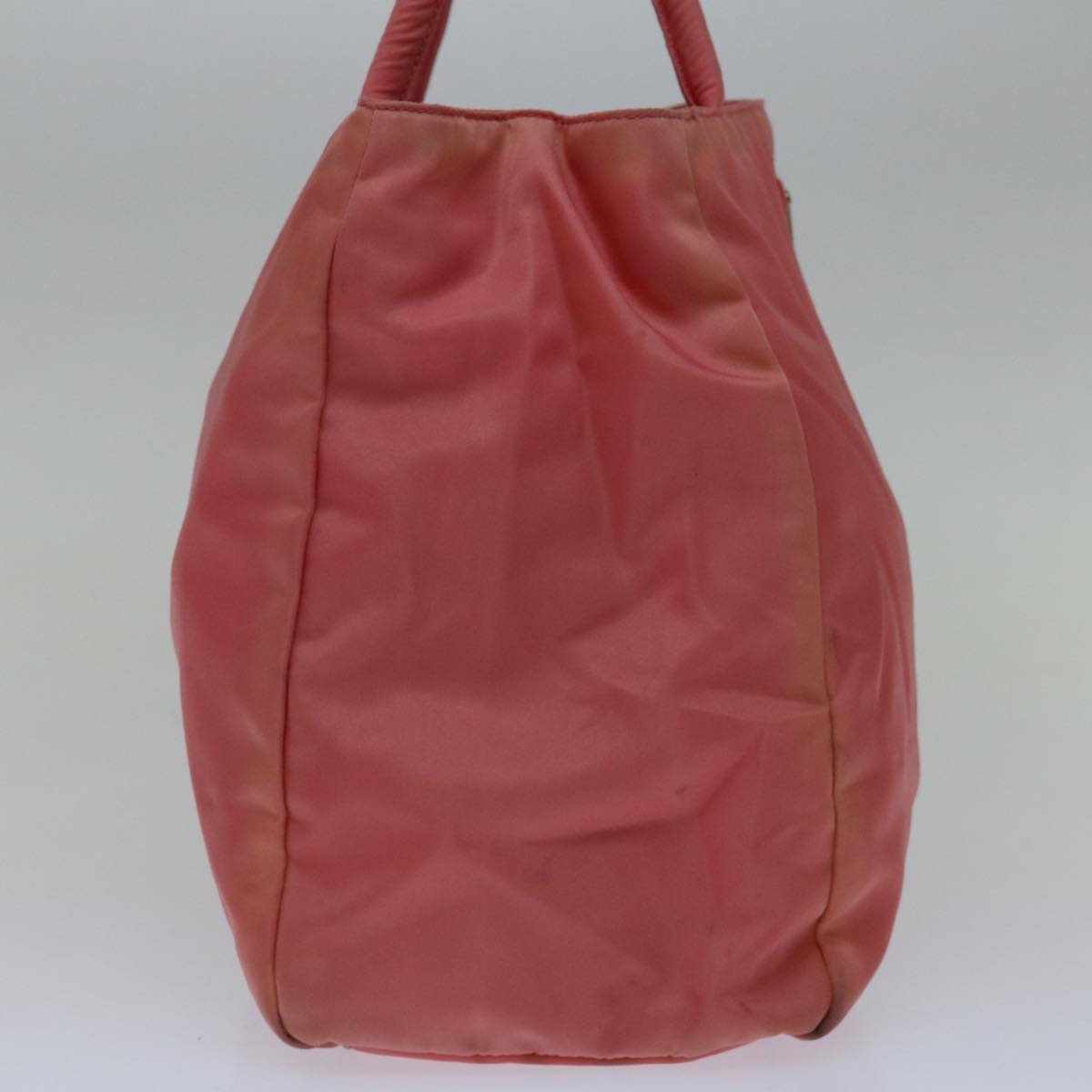 PRADA Hand Bag Nylon Pink Auth bs13247