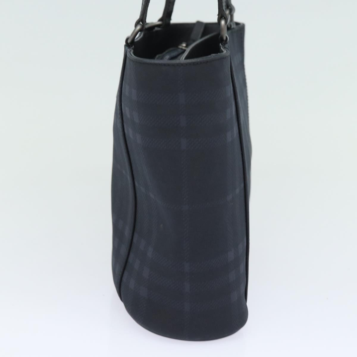 Burberry Nova Check Shoulder Bag PVC Black Auth bs15452