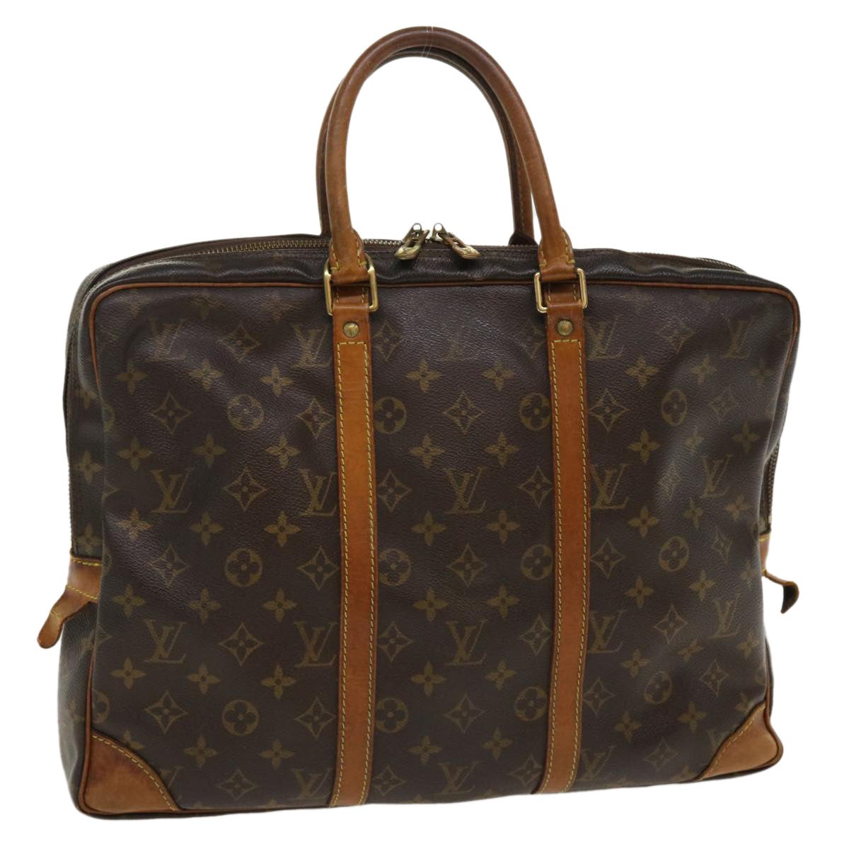 LOUIS VUITTON Monogram Porte Documents Voyage Business Bag LV Auth bs3894
