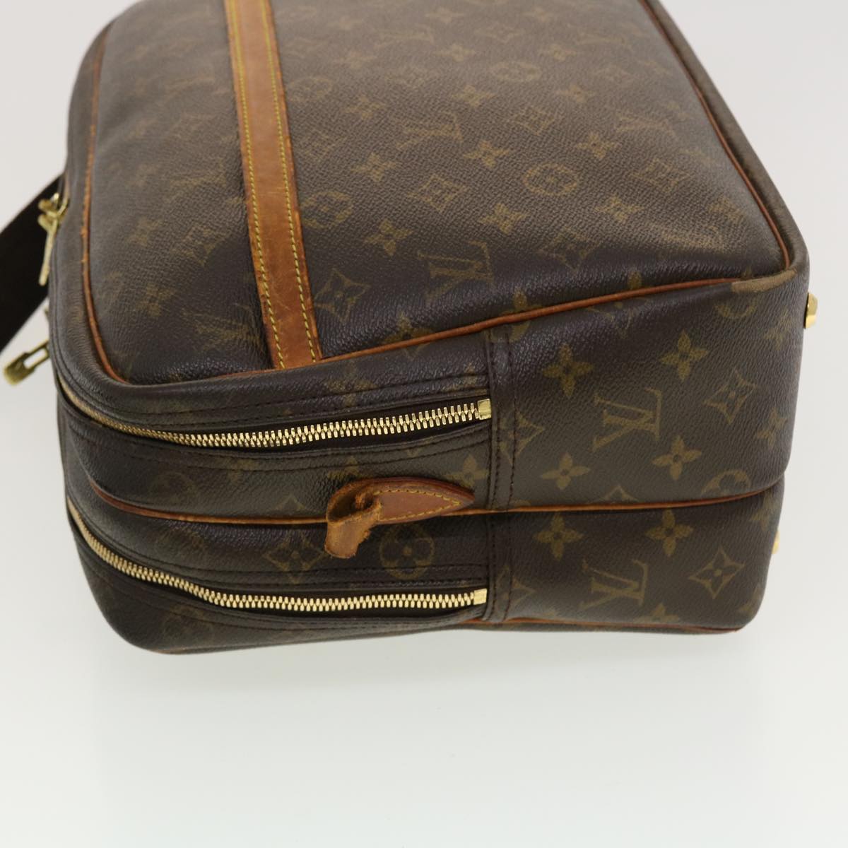 LOUIS VUITTON Monogram Reporter GM Shoulder Bag M45252 LV Auth bs5237