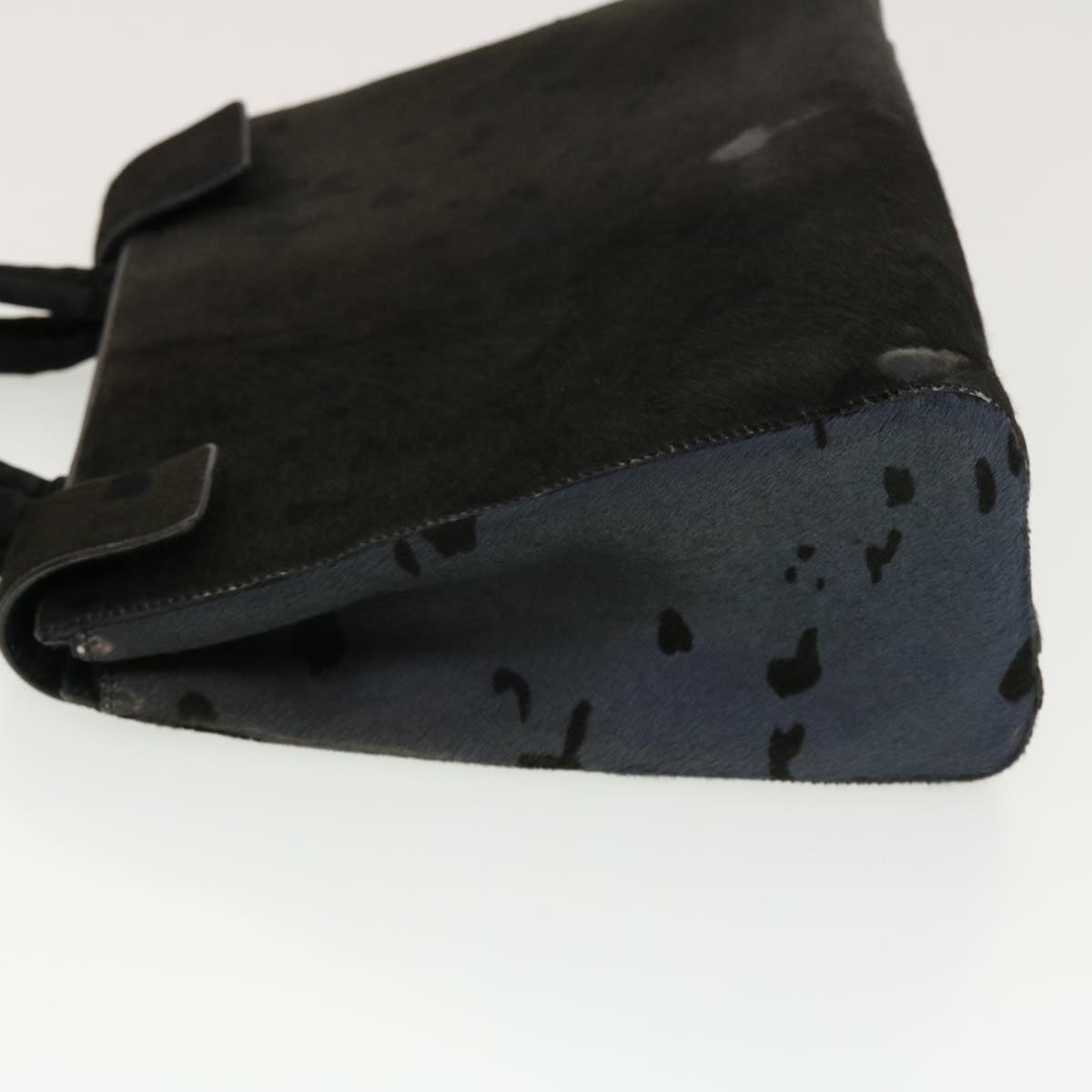 Prada Hand Bag Harako leather Black