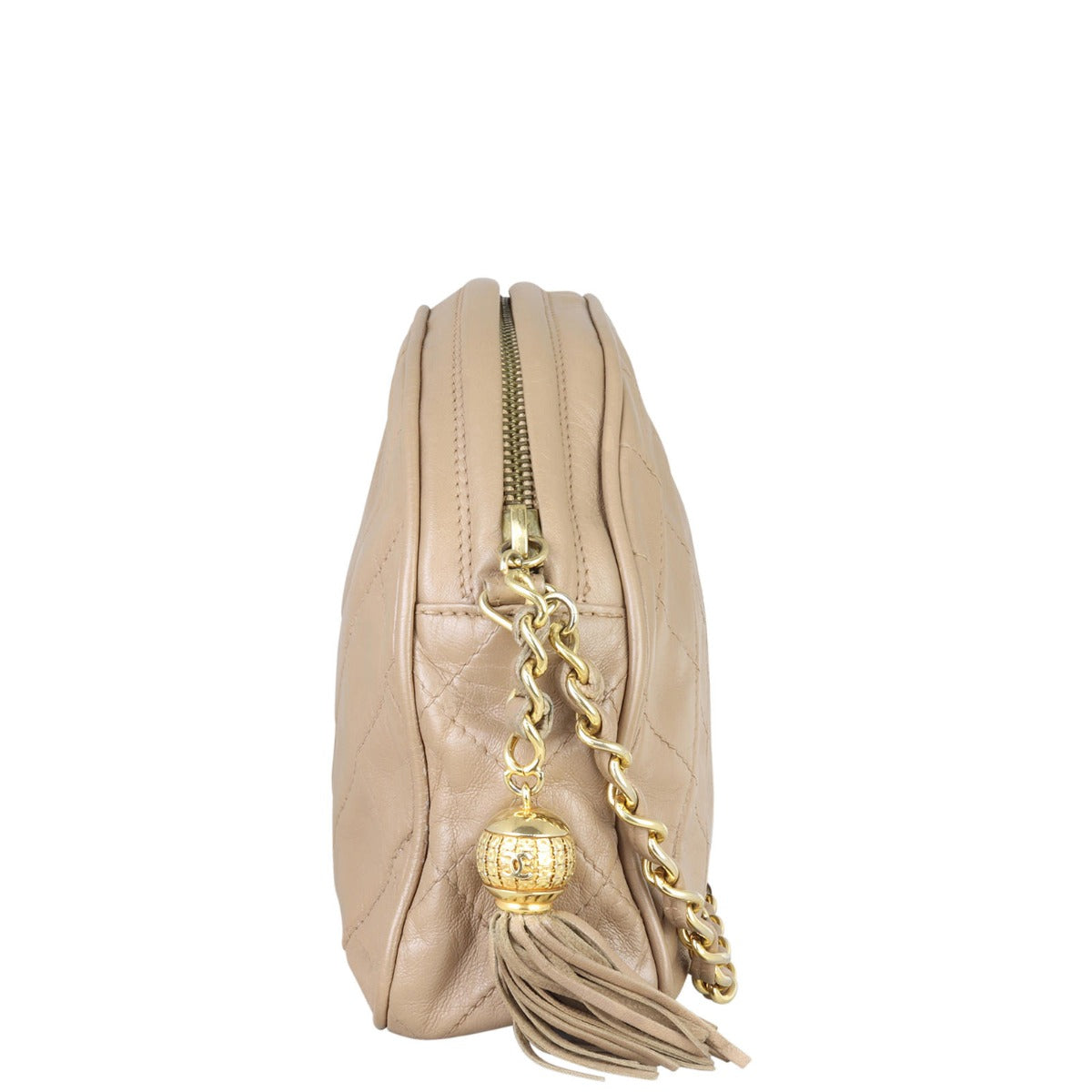 Chanel Camera Chain Bag | Taupe