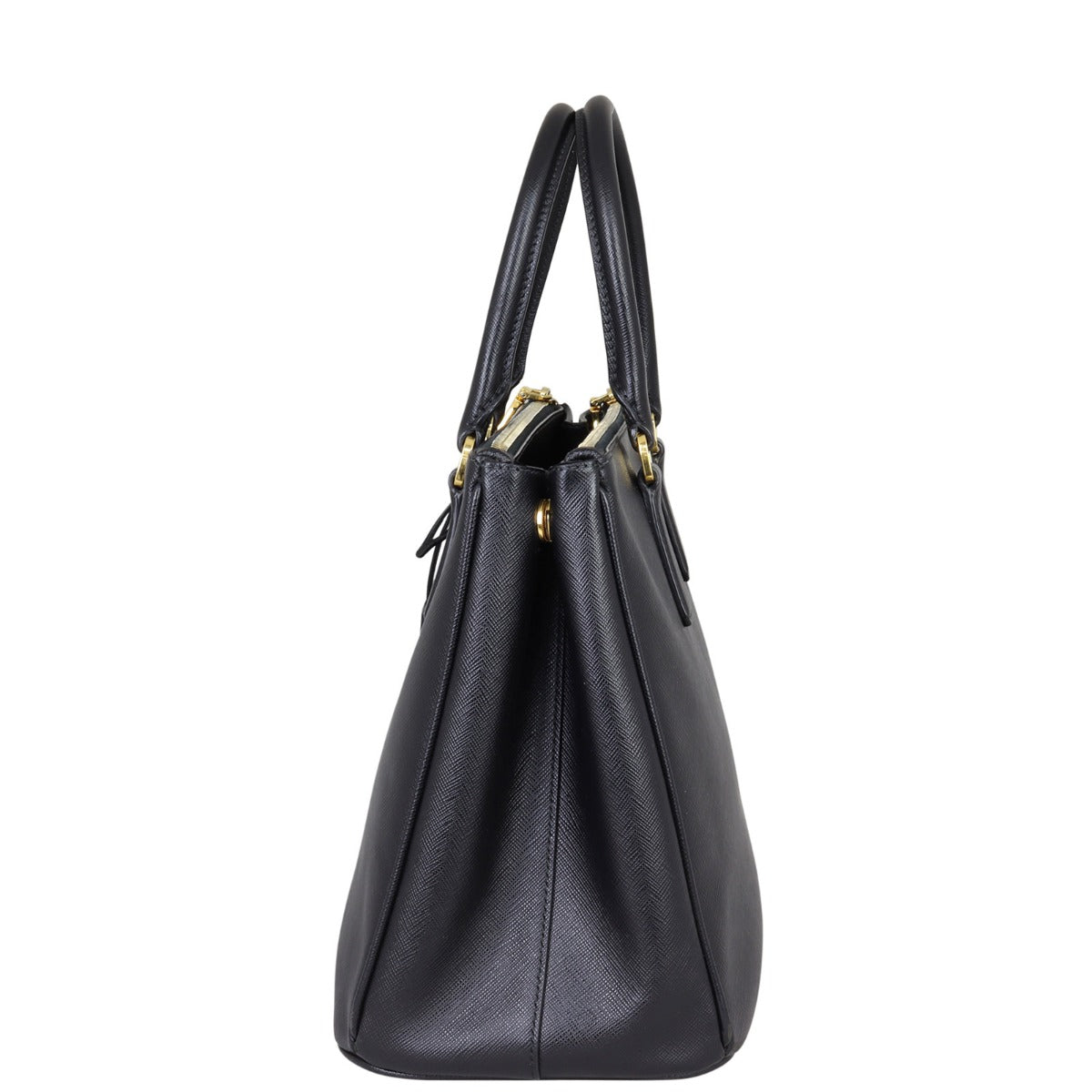 Prada Saffiano Lux Galleria Double Zip Tote Medium