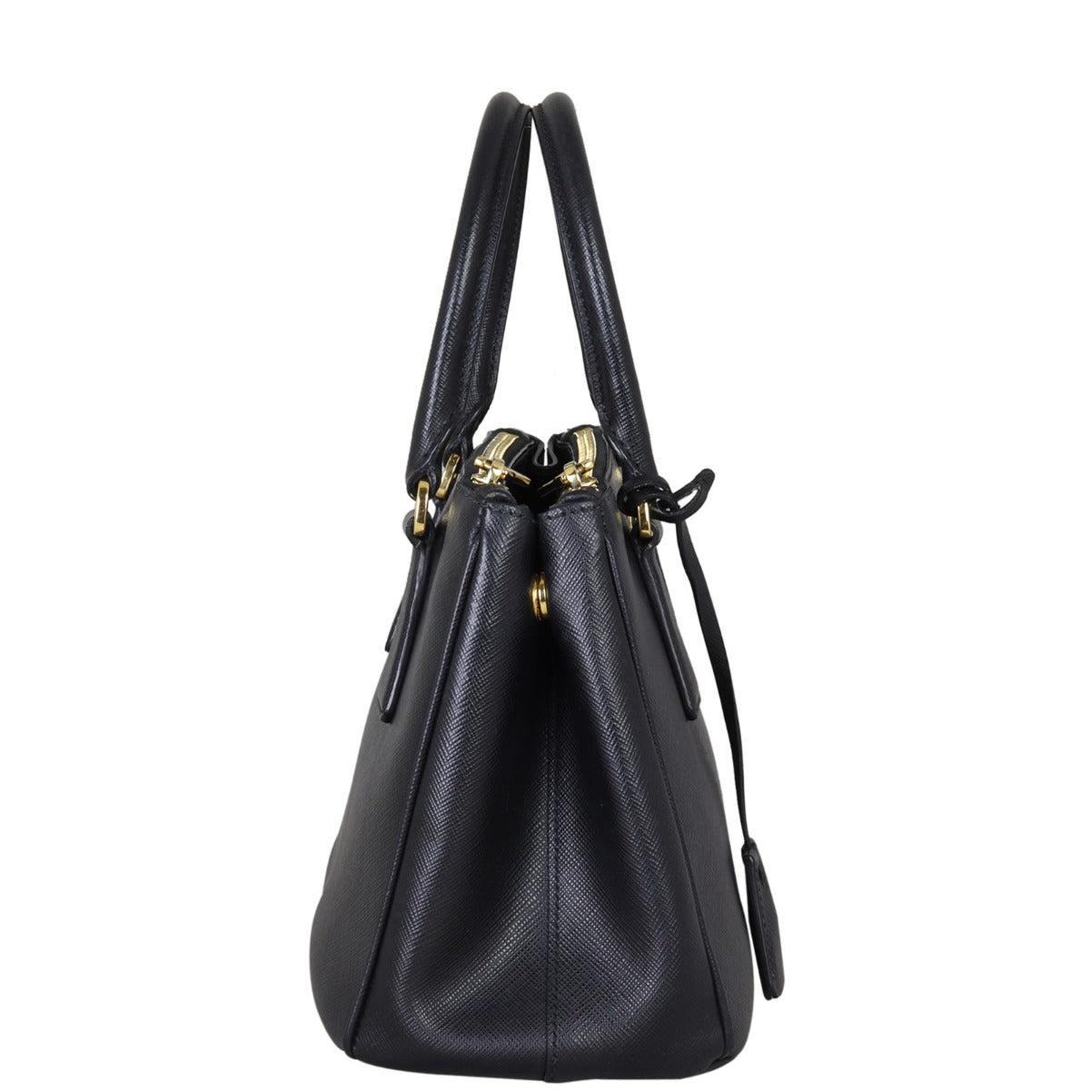Prada Saffiano Lux Galleria Double Zip Tote Mini