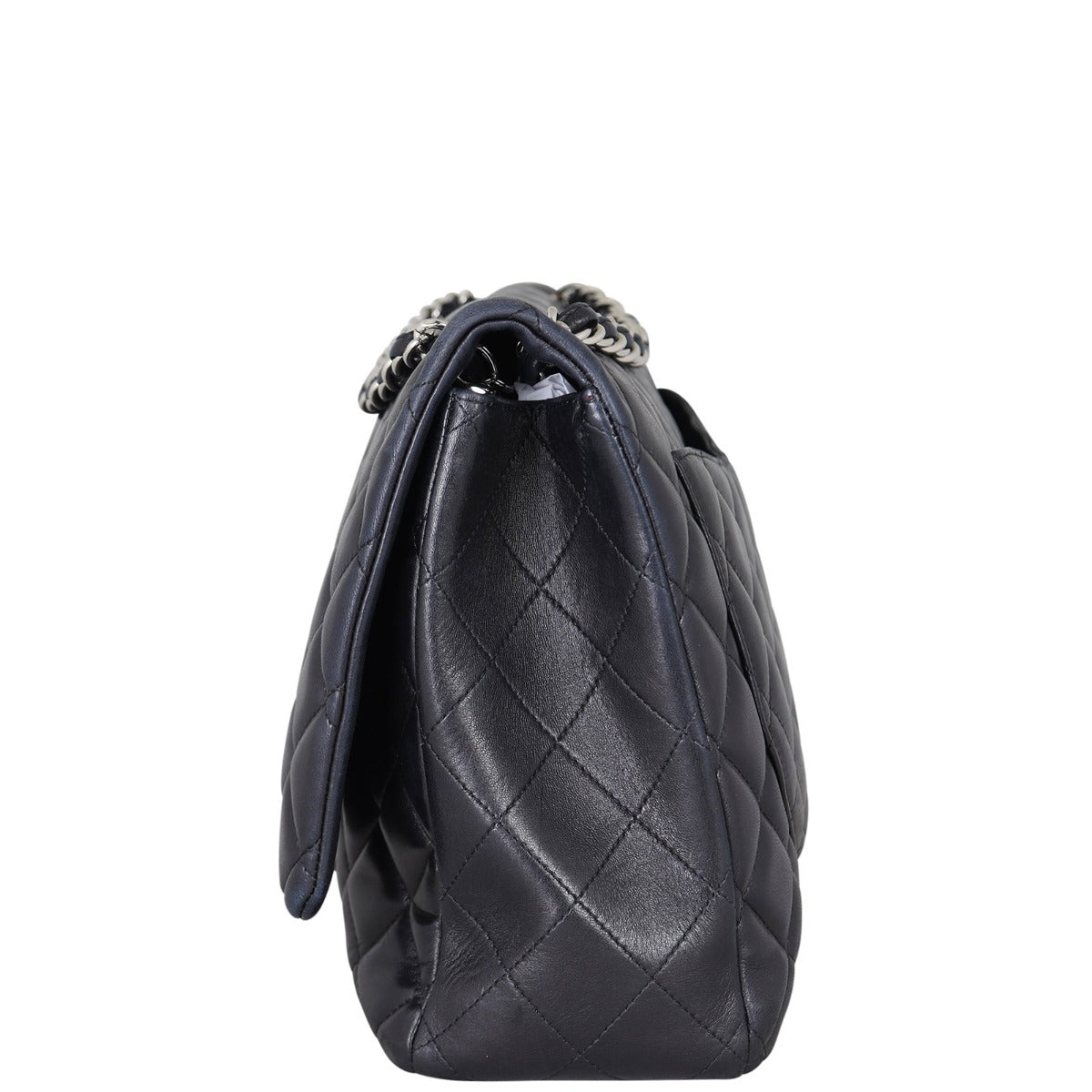 Chanel Classic Single Flap Maxi | Black Lambskin