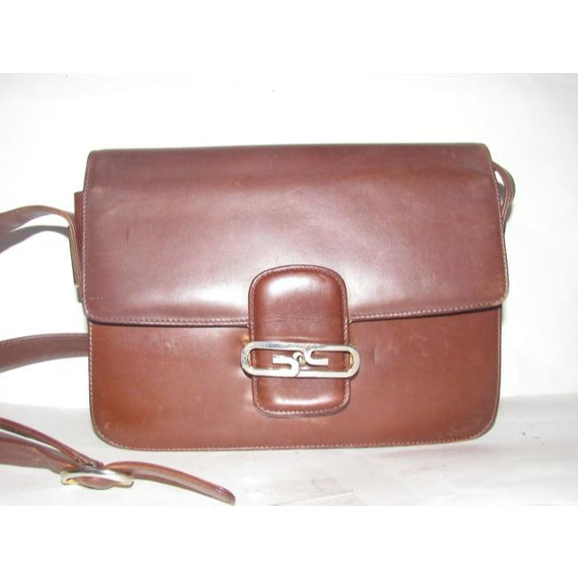 Gucci Envelope Leather Shoulder Bag