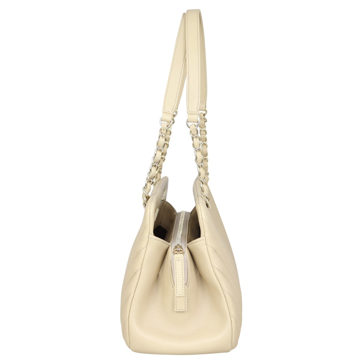Chanel CC Chevron Shopping Tote