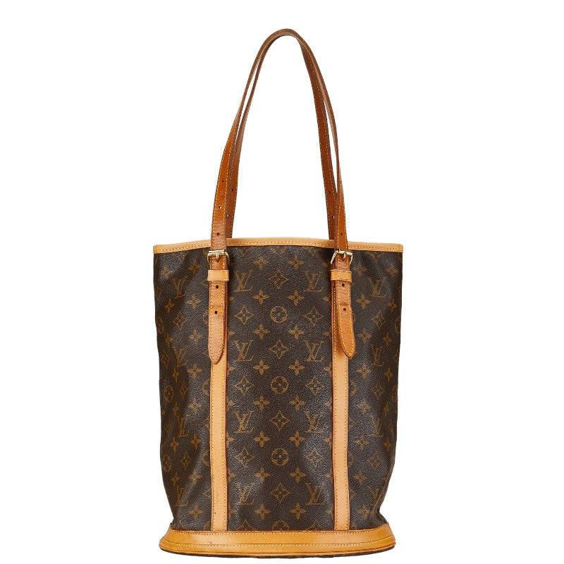 Louis Vuitton Monogram Bucket GM Tote Bag Shoulder Bag M42236 Brown PVC Leather Louis Vuitton