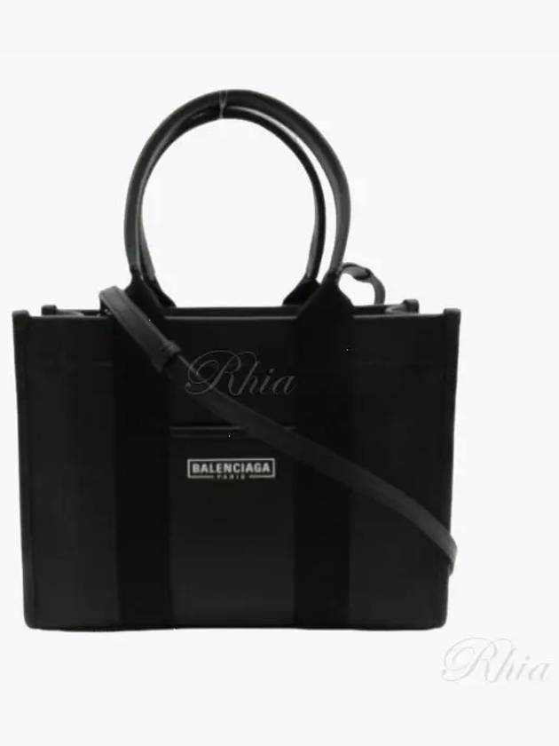 Luxury Balenciaga Trending 2026 Hardware Small Cross Tote Bag Black