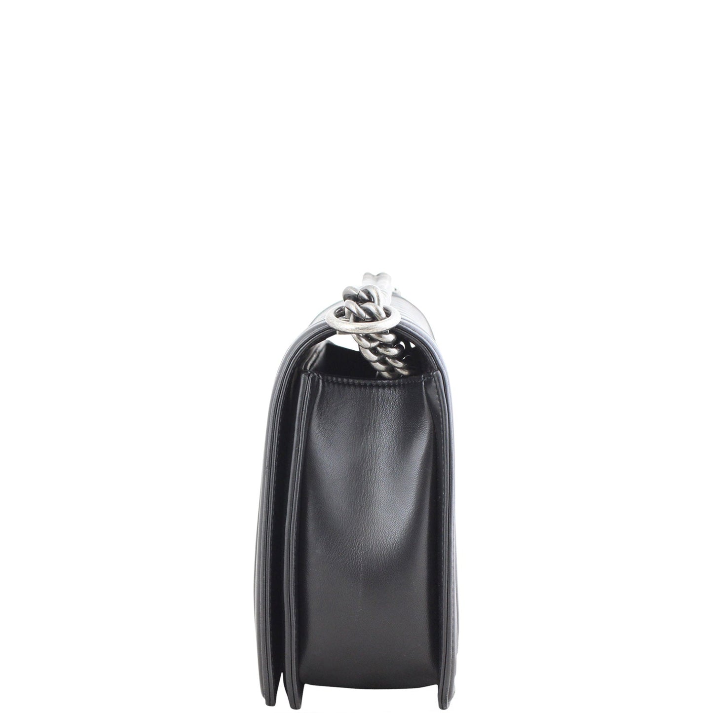 Chanel Boy New Medium | Black Lambskin