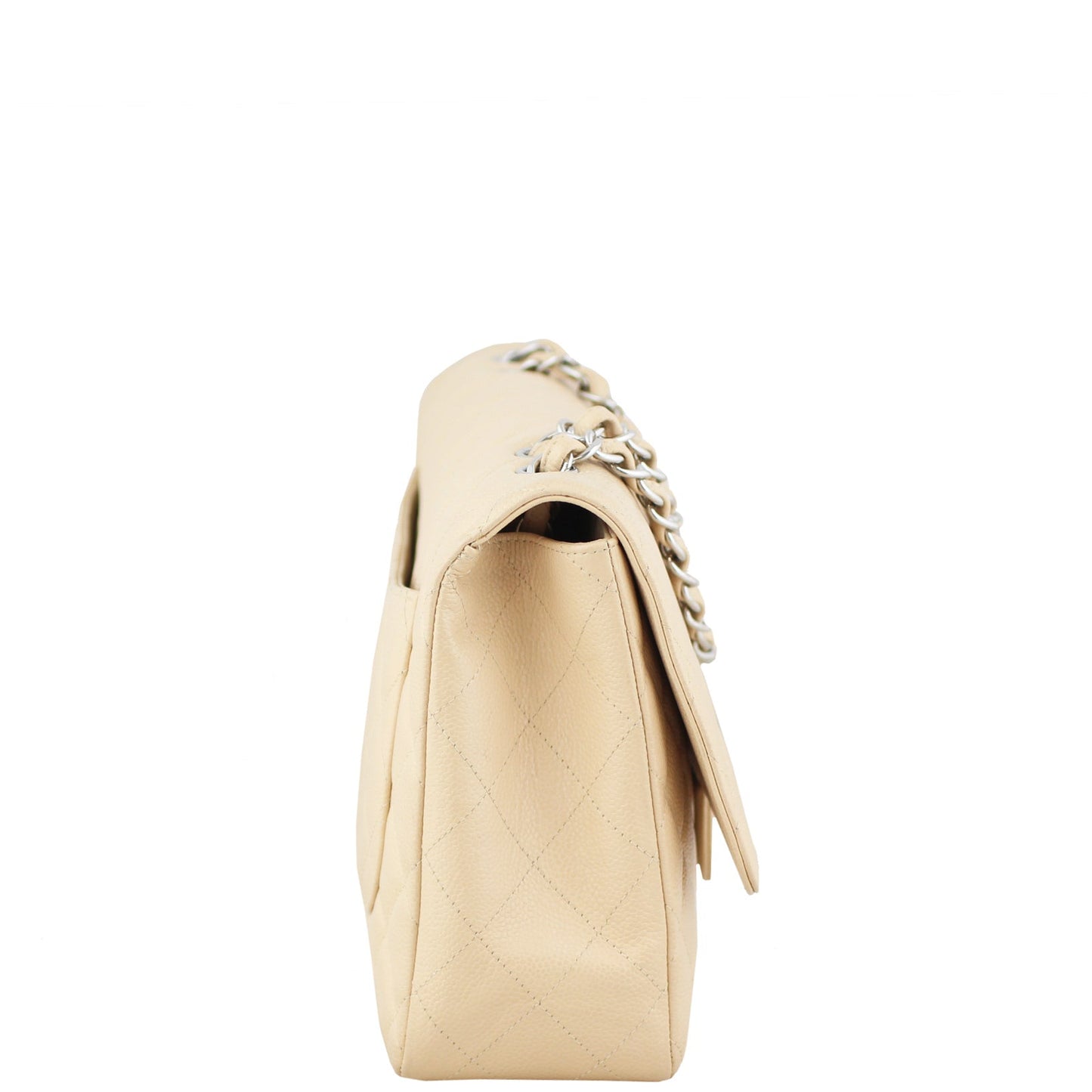 Chanel Classic Single Flap Jumbo | Nude Beige