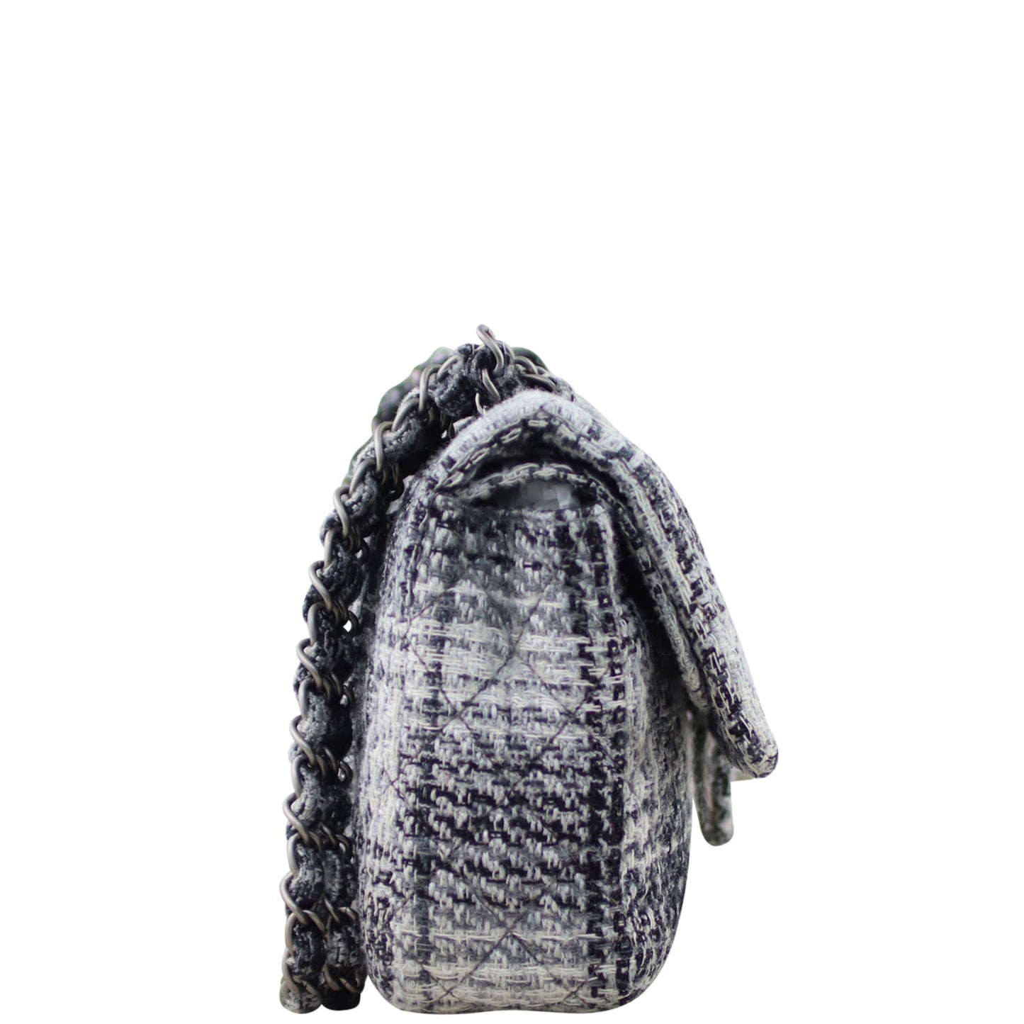 Chanel Tweed Double Flap Medium