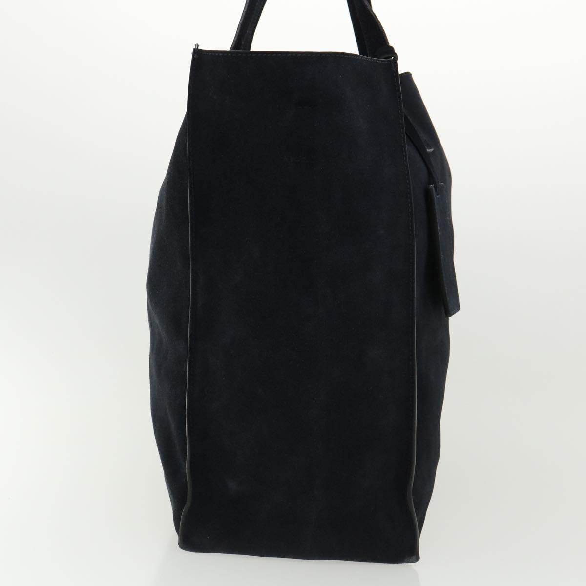 Prada Tote Bag Suede 2way Navy