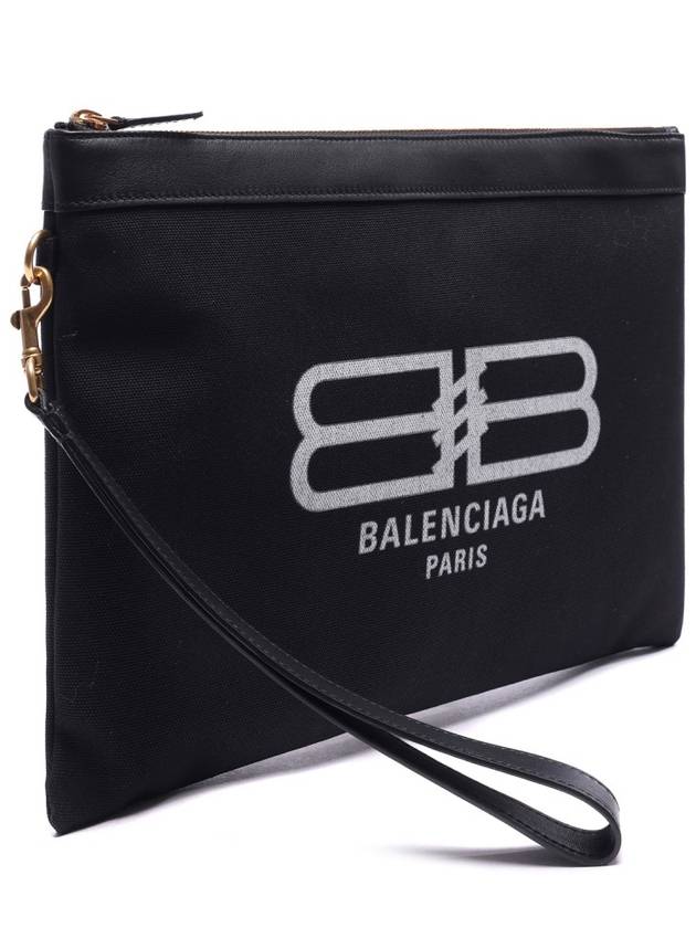 Luxury Balenciaga Trending 2026 Flat Jumbo Clutch Bag Black