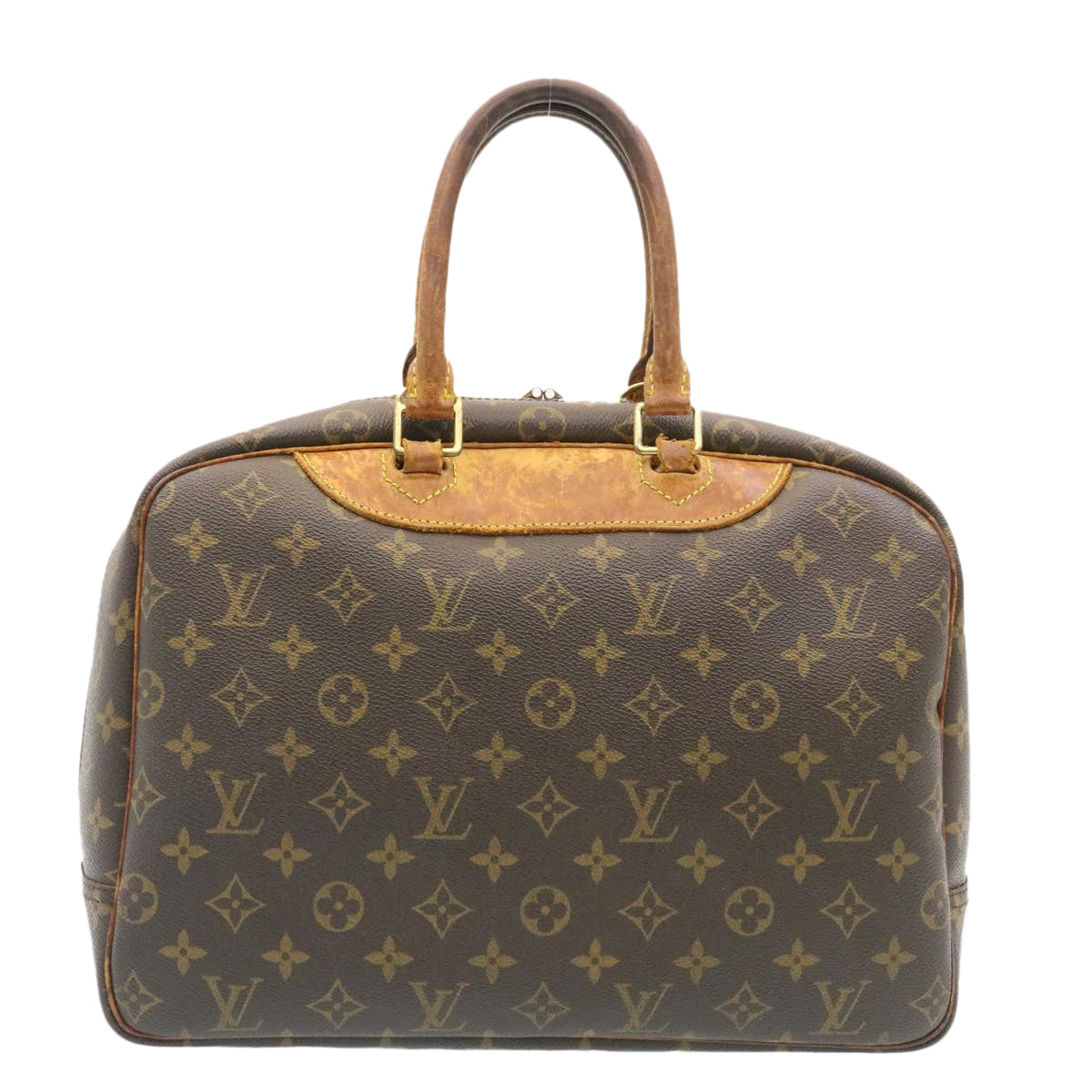 LOUIS VUITTON Monogram Deauville Hand Bag M47270 LV Auth ds235